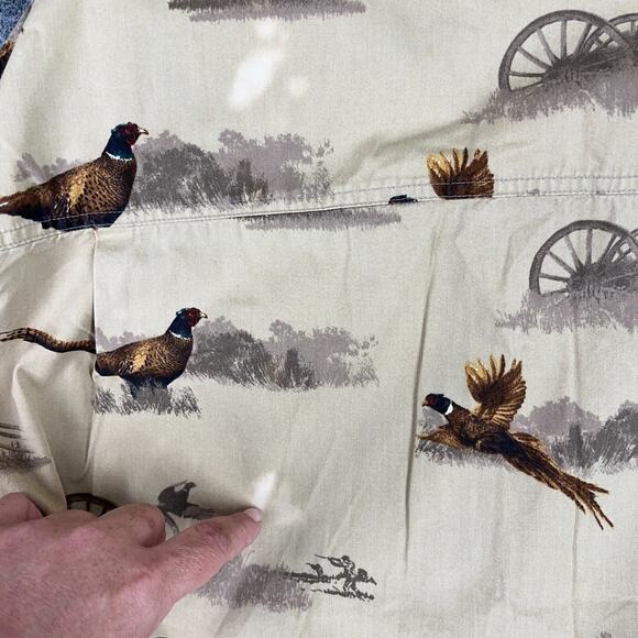 Columbia‎ Shirt Mens L Pheasant Hunting Ranch Western Homestead River Lodge - Picture 6 of 10